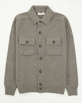 Gran Sasso Cardigan Super Geelong Taupe