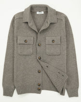 Gran Sasso Cardigan Super Geelong Taupe