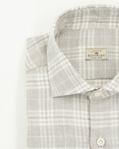 Sonrisa Shirt Fine Flannel Check Grey