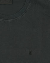 Dondup T-Shirt Garment Dyed Cotton Black