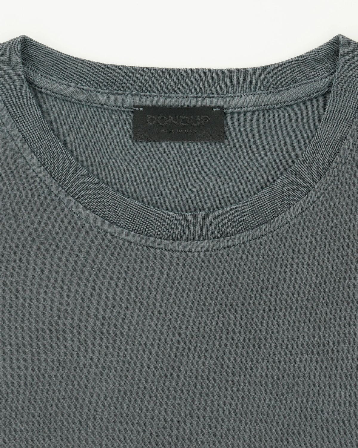 Dondup T-Shirt Garment Dyed Cotton Grey