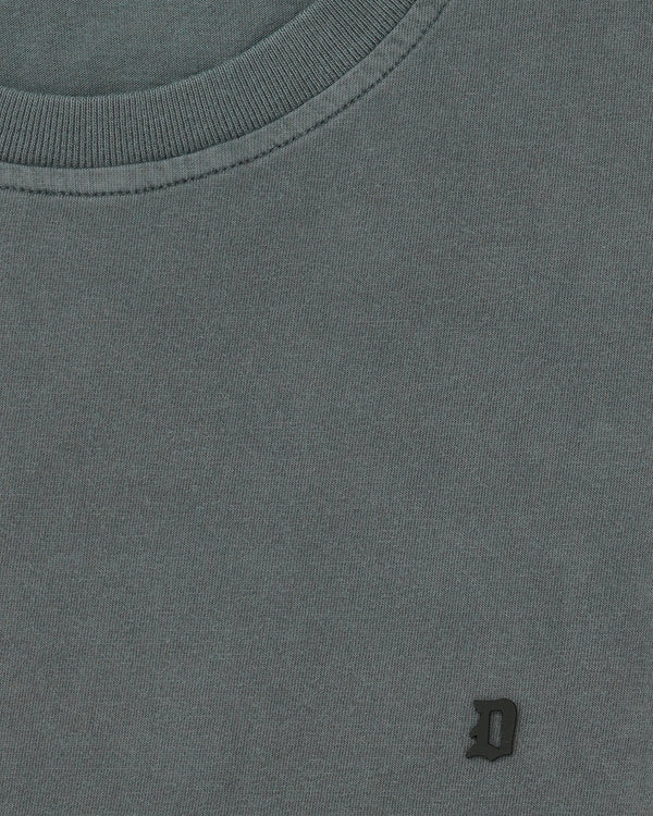 Dondup T-Shirt Garment Dyed Cotton Grey