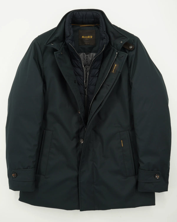 Moorer Coat Reis-Ads Bib Navy