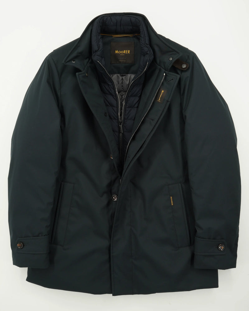 Moorer Coat Reis-Ads Bib Navy