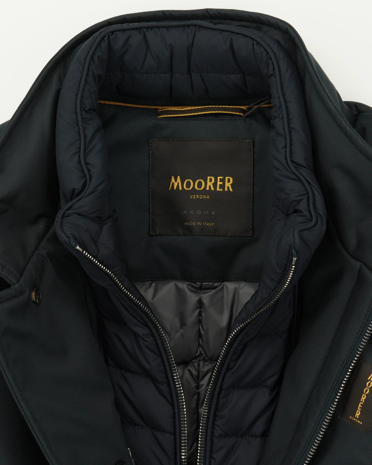 Moorer Coat Reis-Ads Bib Navy