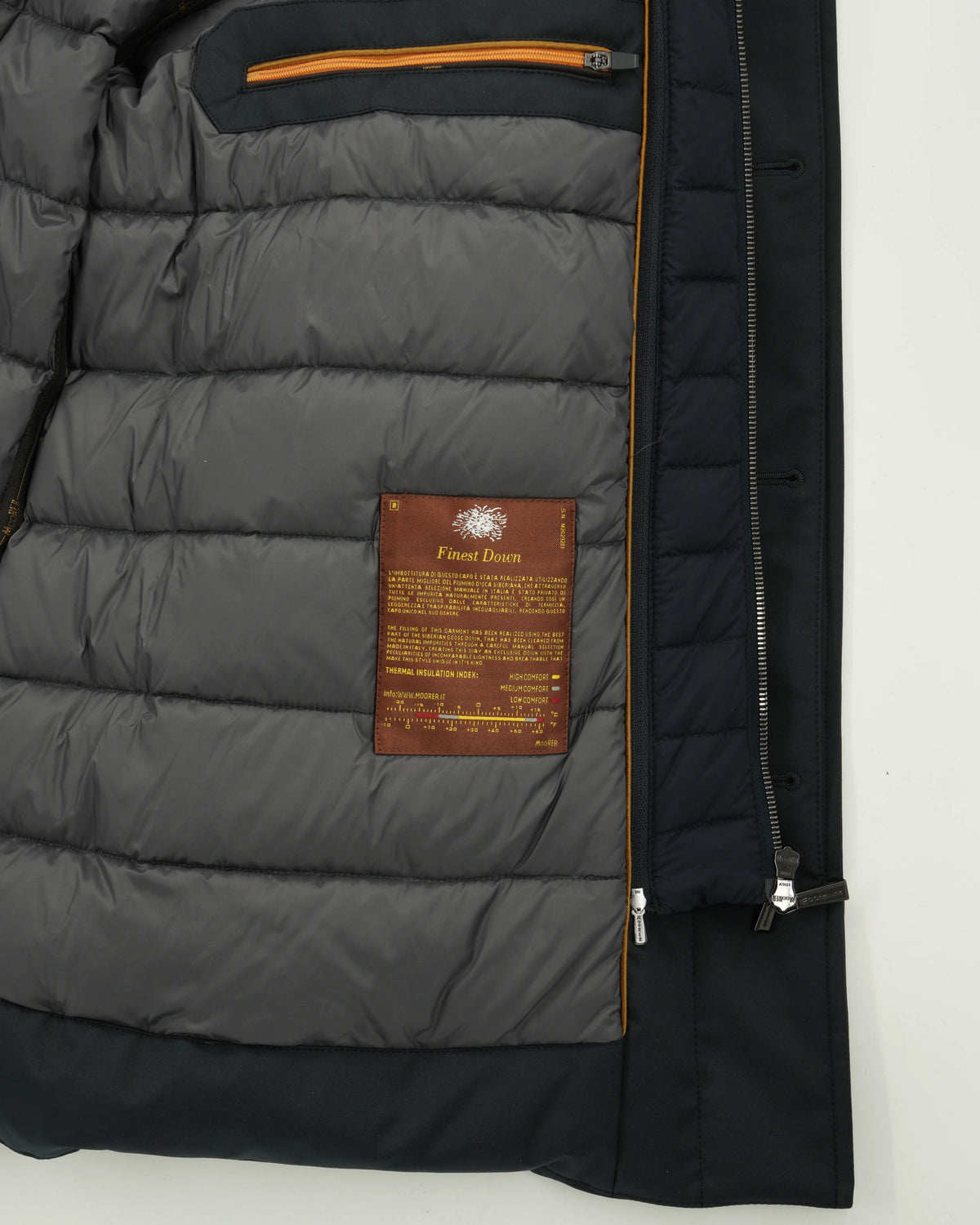 Moorer Coat Reis-Ads Bib Navy