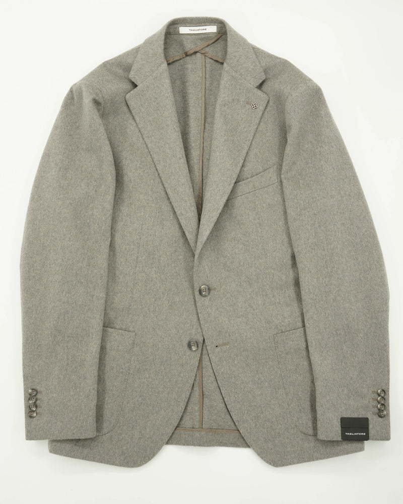 Tagliatore Jacket Pure Cashmere Taupe