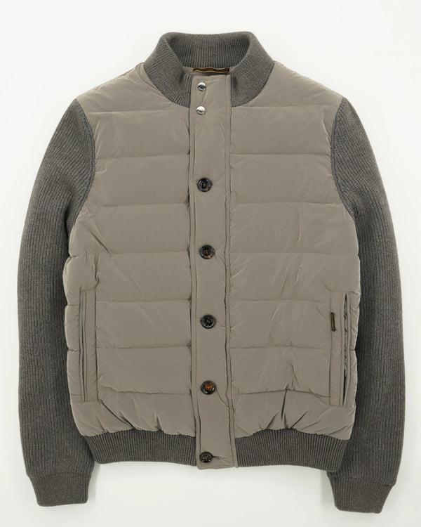 Moorer Jacket Hybrid Benci-Cwo Taupe