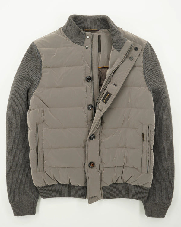 Moorer Jacket Hybrid Benci-Cwo Taupe