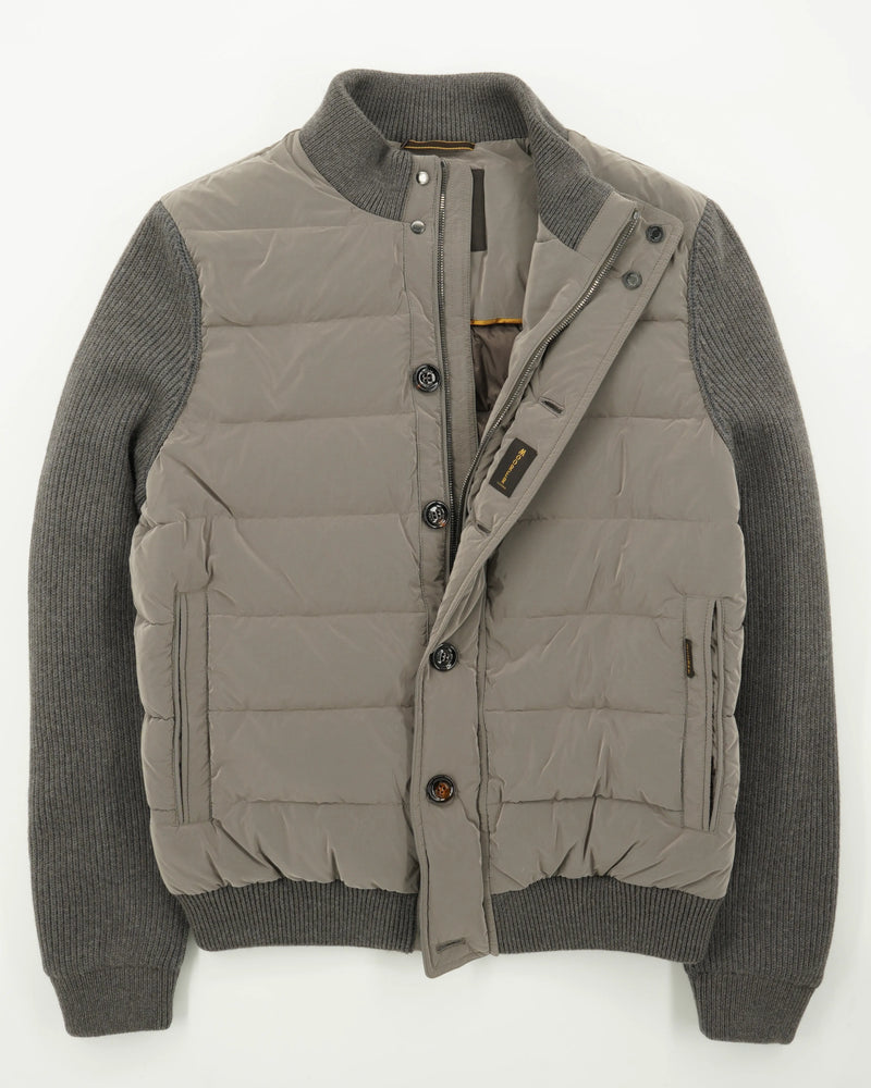 Moorer Jacket Hybrid Benci-Cwo Taupe