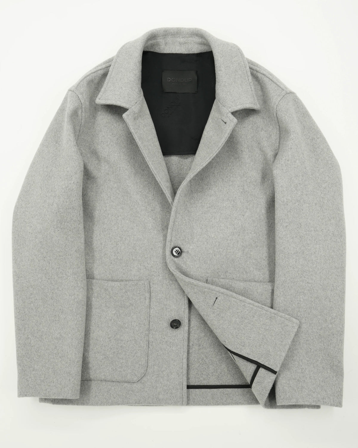 Dondup Jacket Wool Blend Light Grey