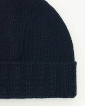 Gran Sasso Beanie Pure Cashmere Navy