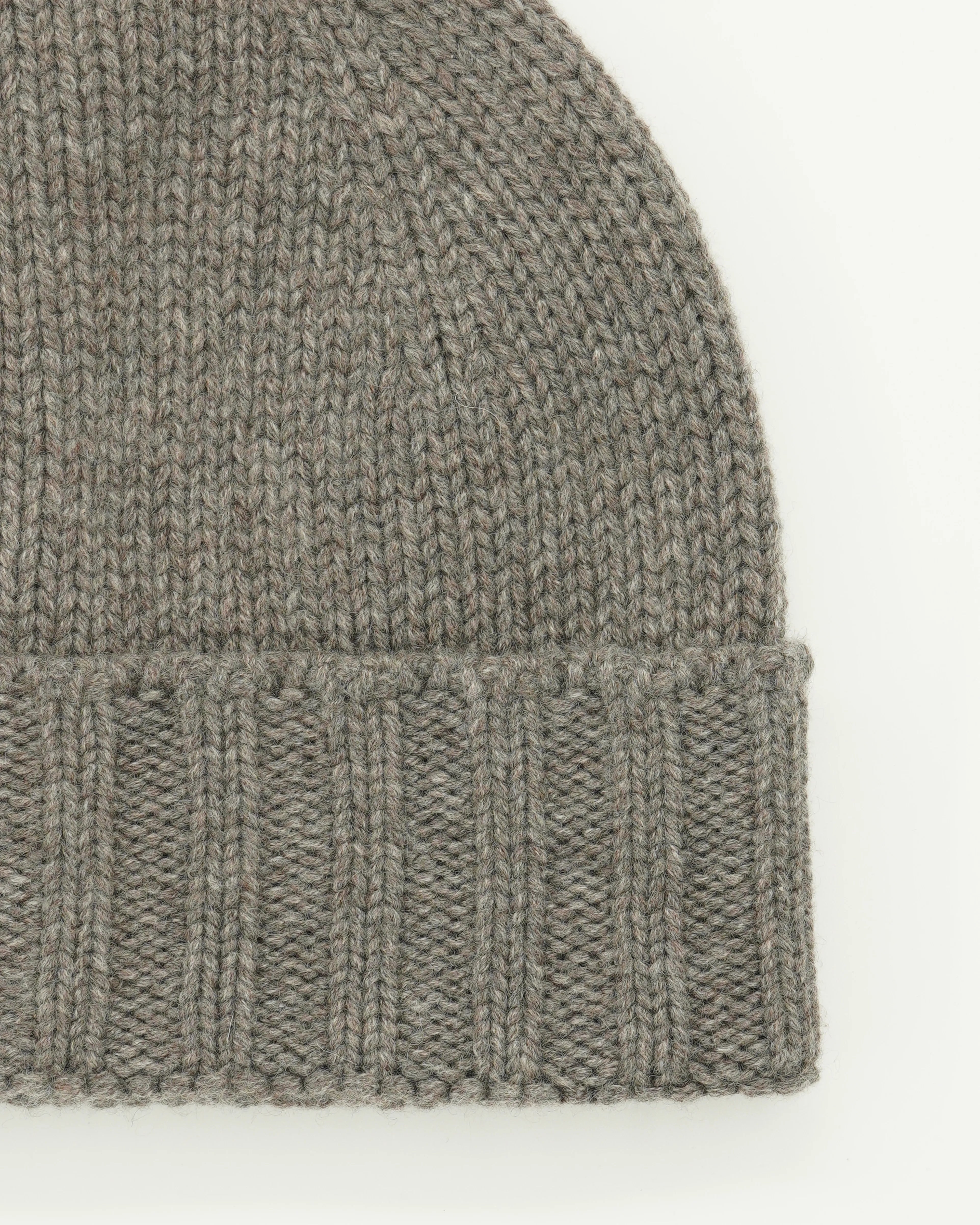 Gran Sasso Beanie Pure Cashmere Taupe