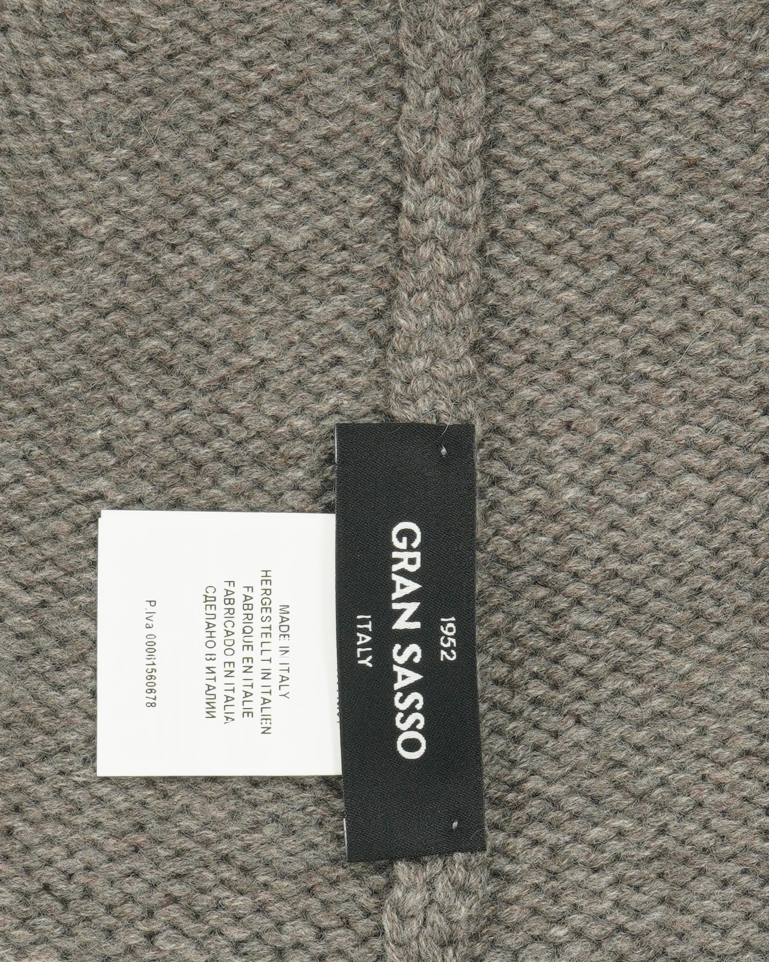 Gran Sasso Beanie Pure Cashmere Taupe