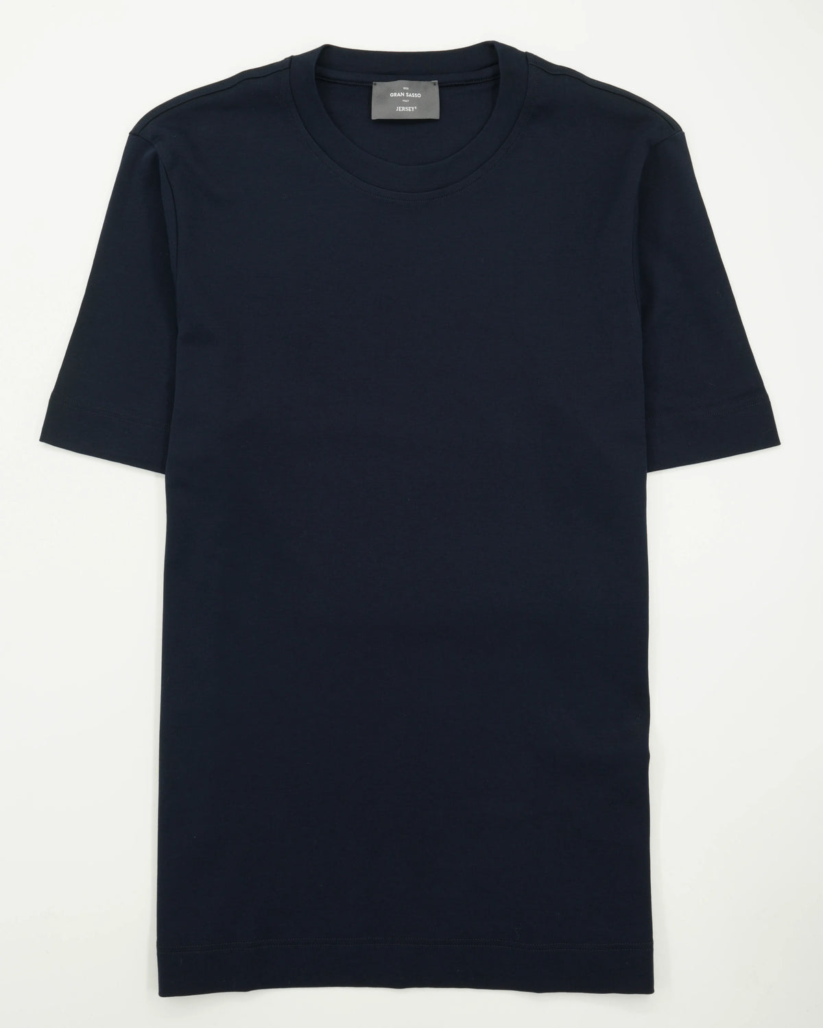 Gran Sasso T-Shirt Pima Cotton Jersey Stretch Navy