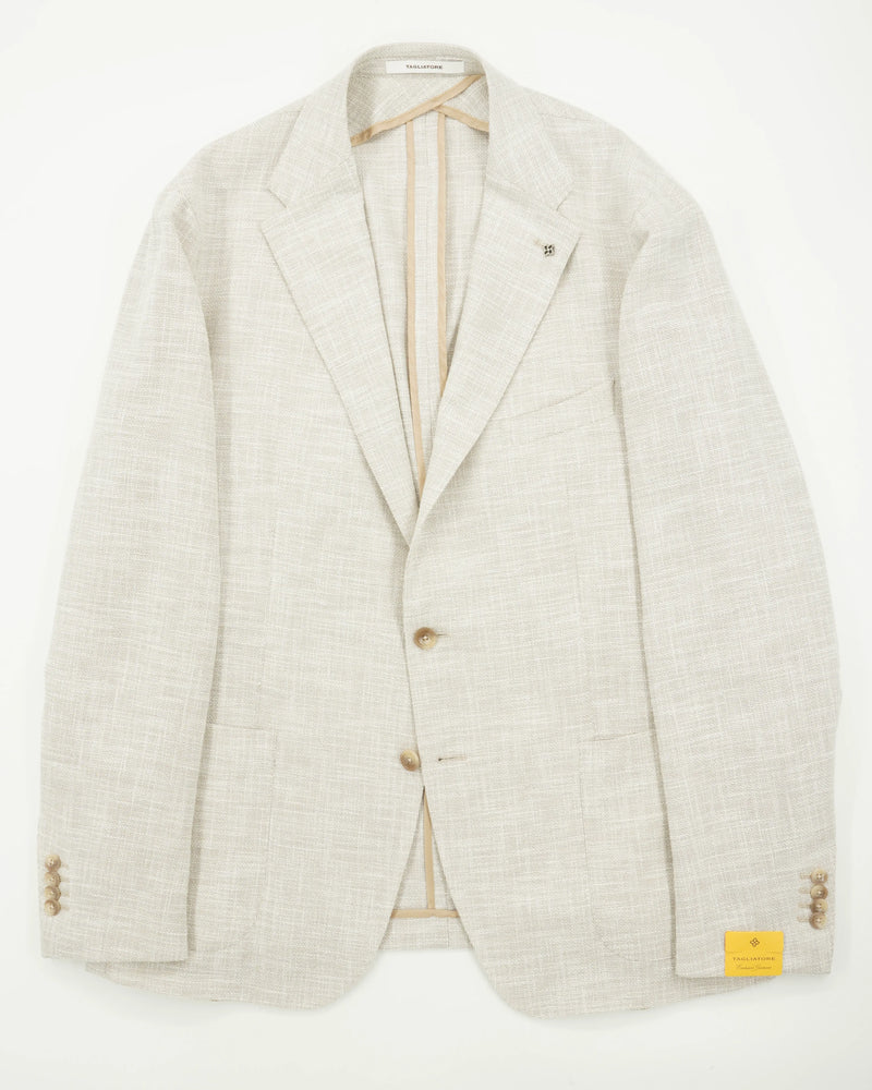 Tagliatore Jacket Lightweight Stretch Light Beige