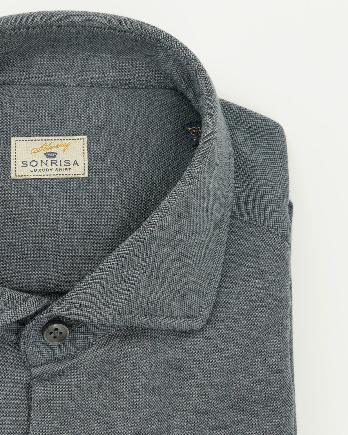 Sonrisa Shirt Cotton Lyocell Stretch Jersey Grey