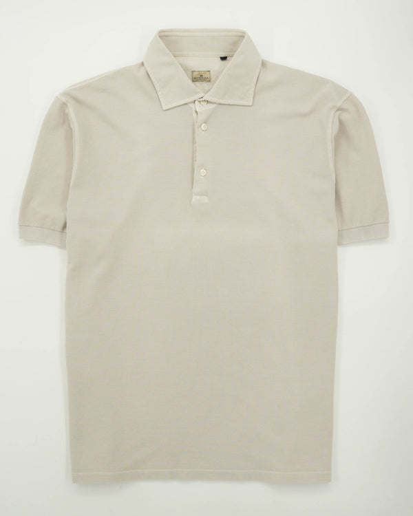 Sonrisa Polo Shirt Washed Cotton Light Beige