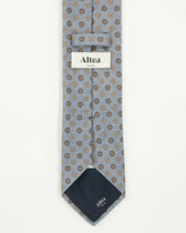 Altea Tie 8cm Wool Cashmere Floral Blue