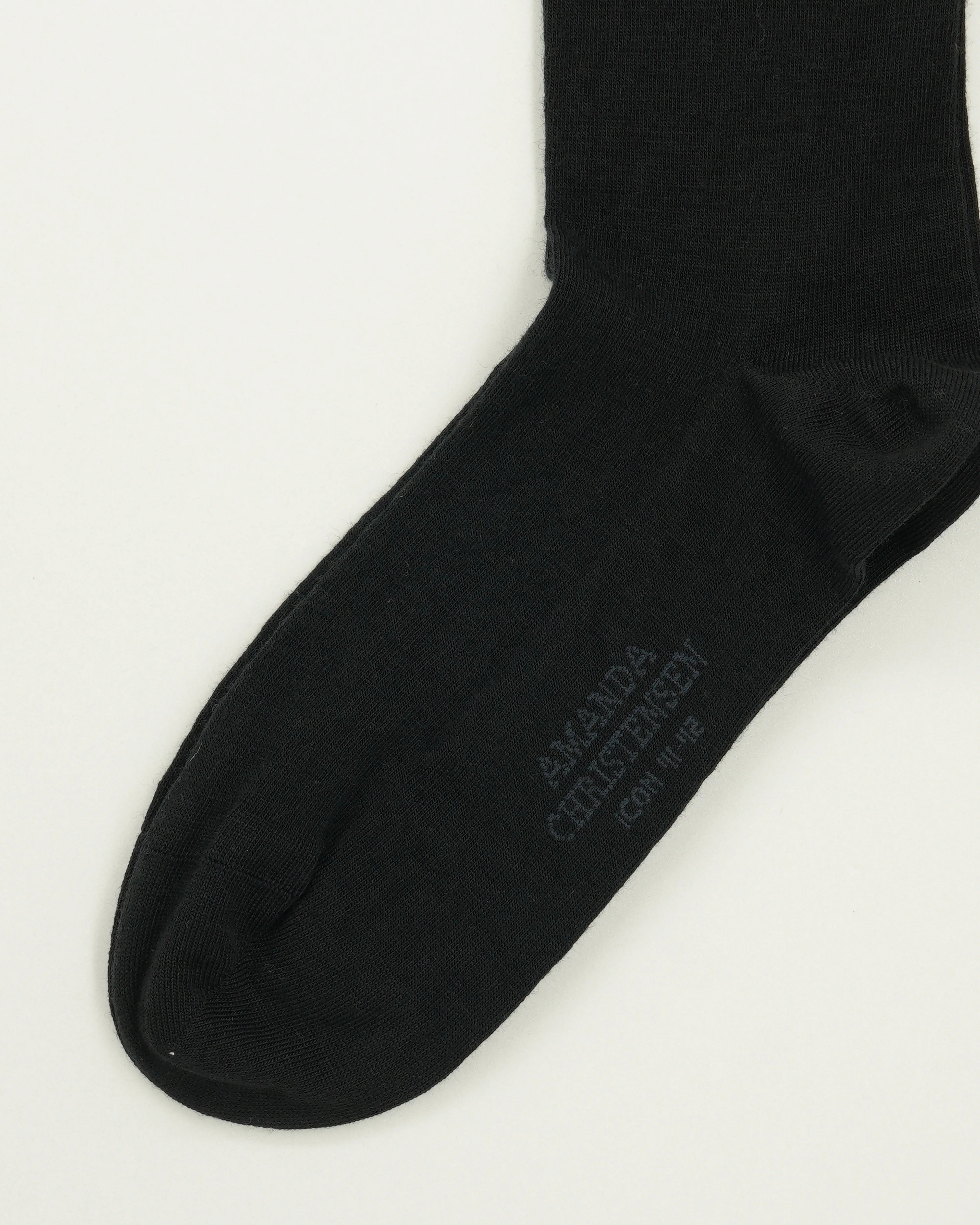 Amanda Christensen Sock Icon Wool Blend Black