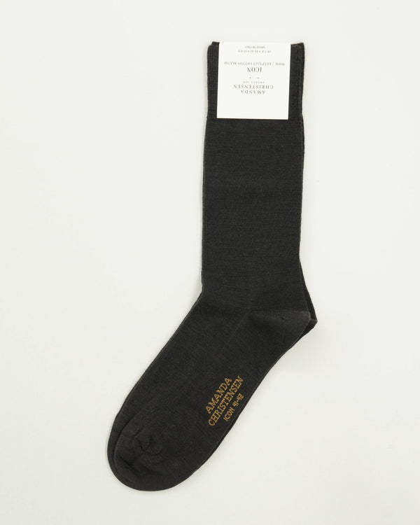 Amanda Christensen Sock Icon Wool Blend Brown