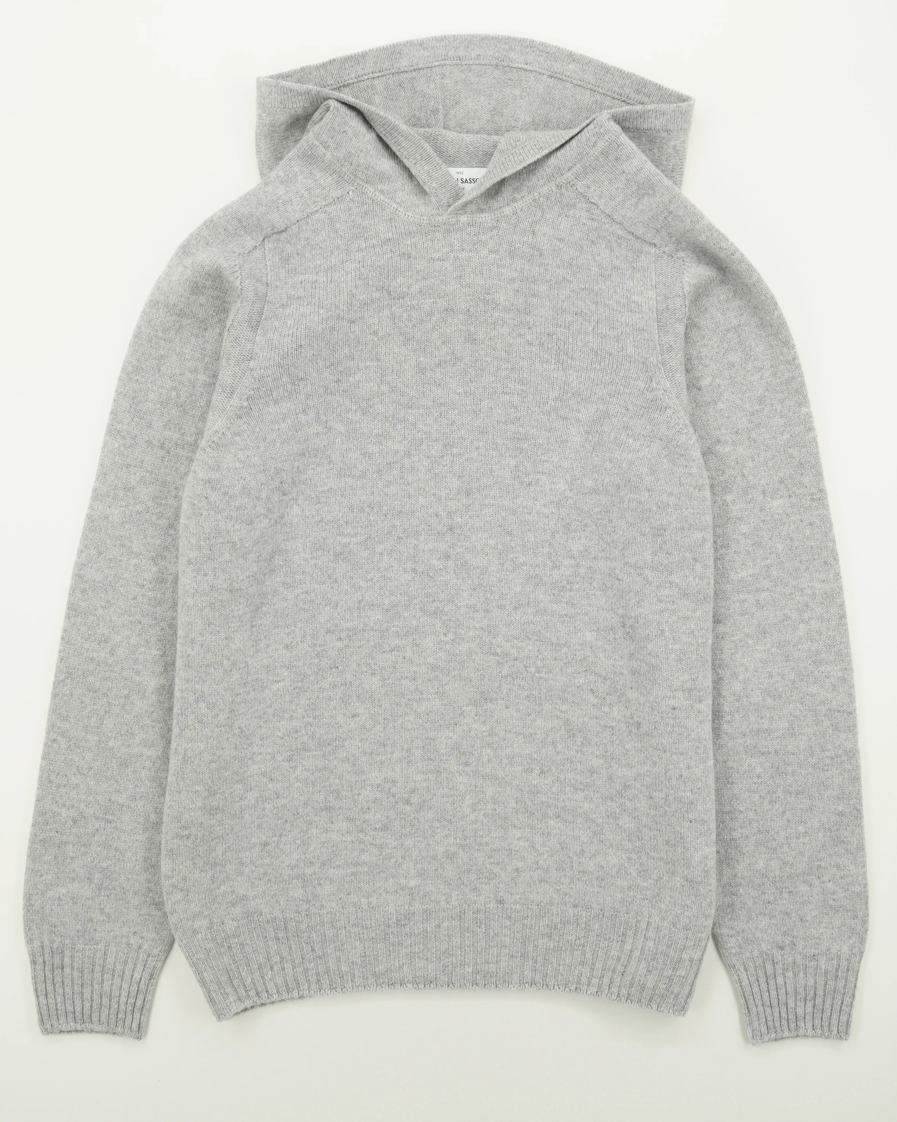 Gran Sasso Hoodie Super Geelong Light Grey