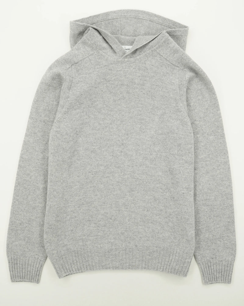 Gran Sasso Hoodie Super Geelong Light Grey