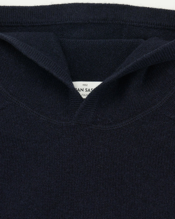 Gran Sasso Hoodie Super Geelong Navy