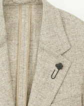 Lardini Jacket Roma Pure Virgin Wool Light Beige