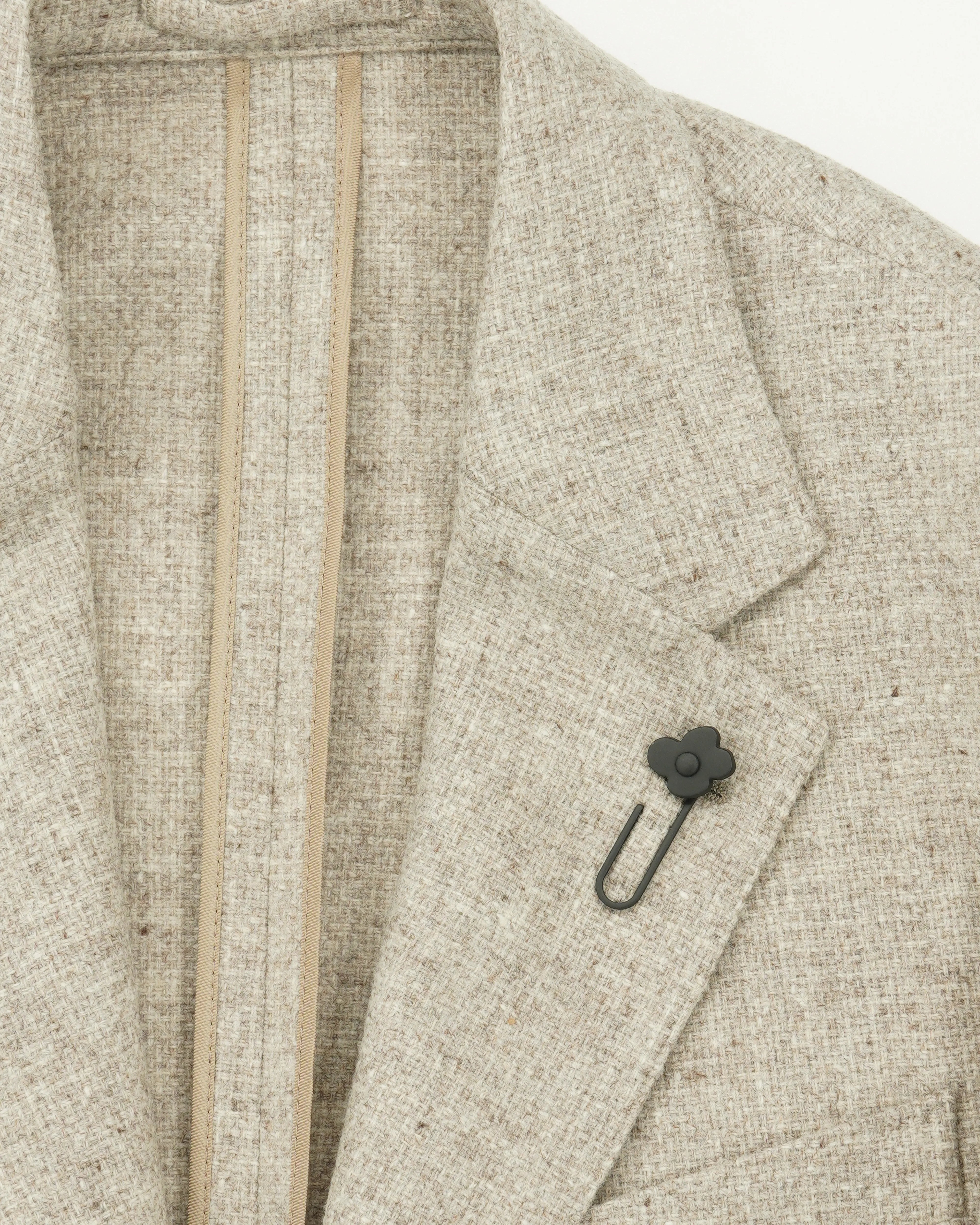 Lardini Jacket Roma Pure Virgin Wool Light Beige