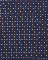 Altea Pocket Square Pure Silk Floral Navy