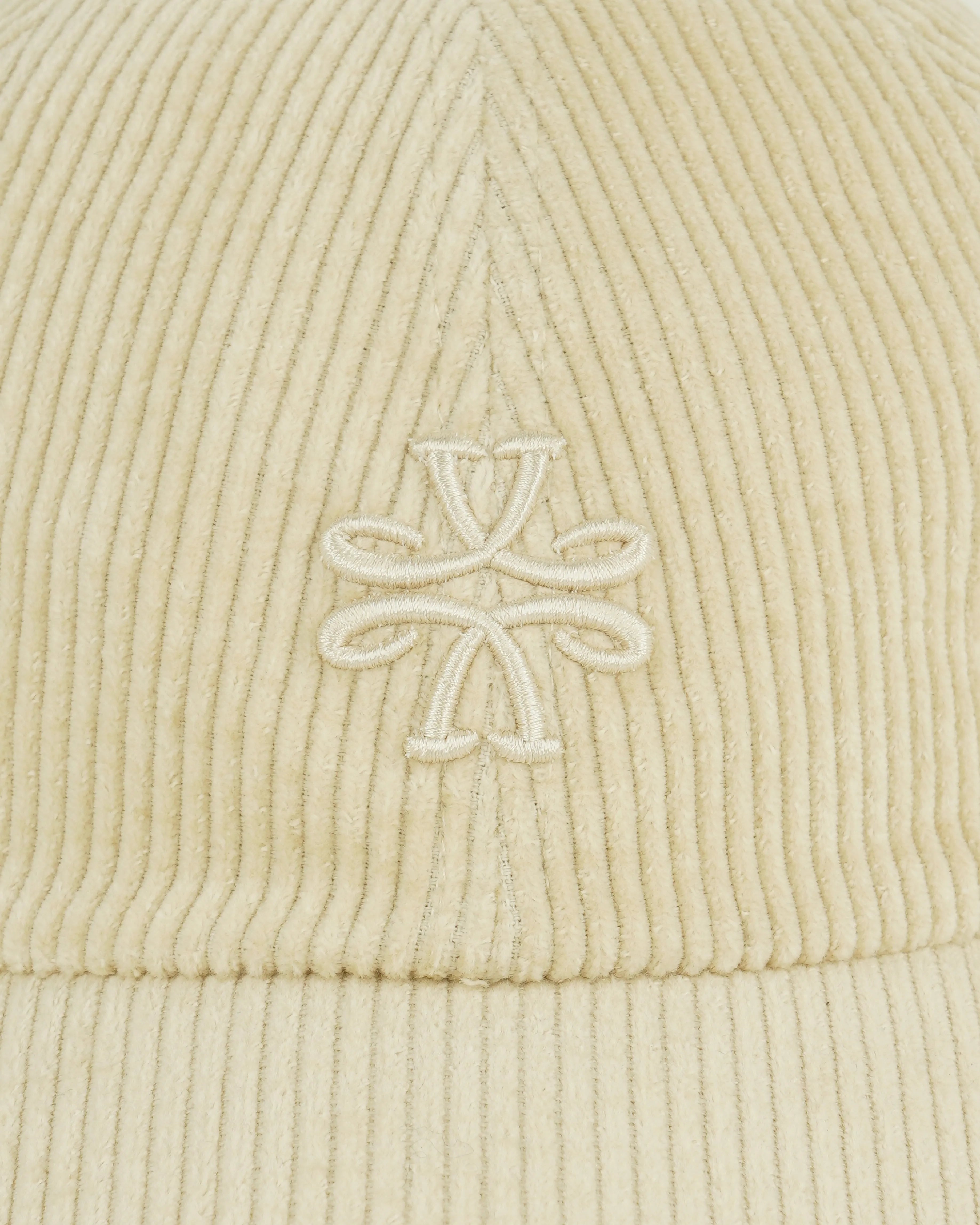 Jacob Cohen Cap Corduroy Logo Light Beige
