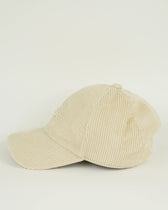 Jacob Cohen Cap Corduroy Logo Light Beige