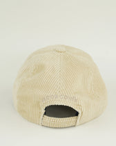 Jacob Cohen Cap Corduroy Logo Light Beige