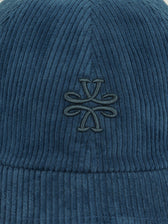 Jacob Cohen Cap Corduroy Logo Blue