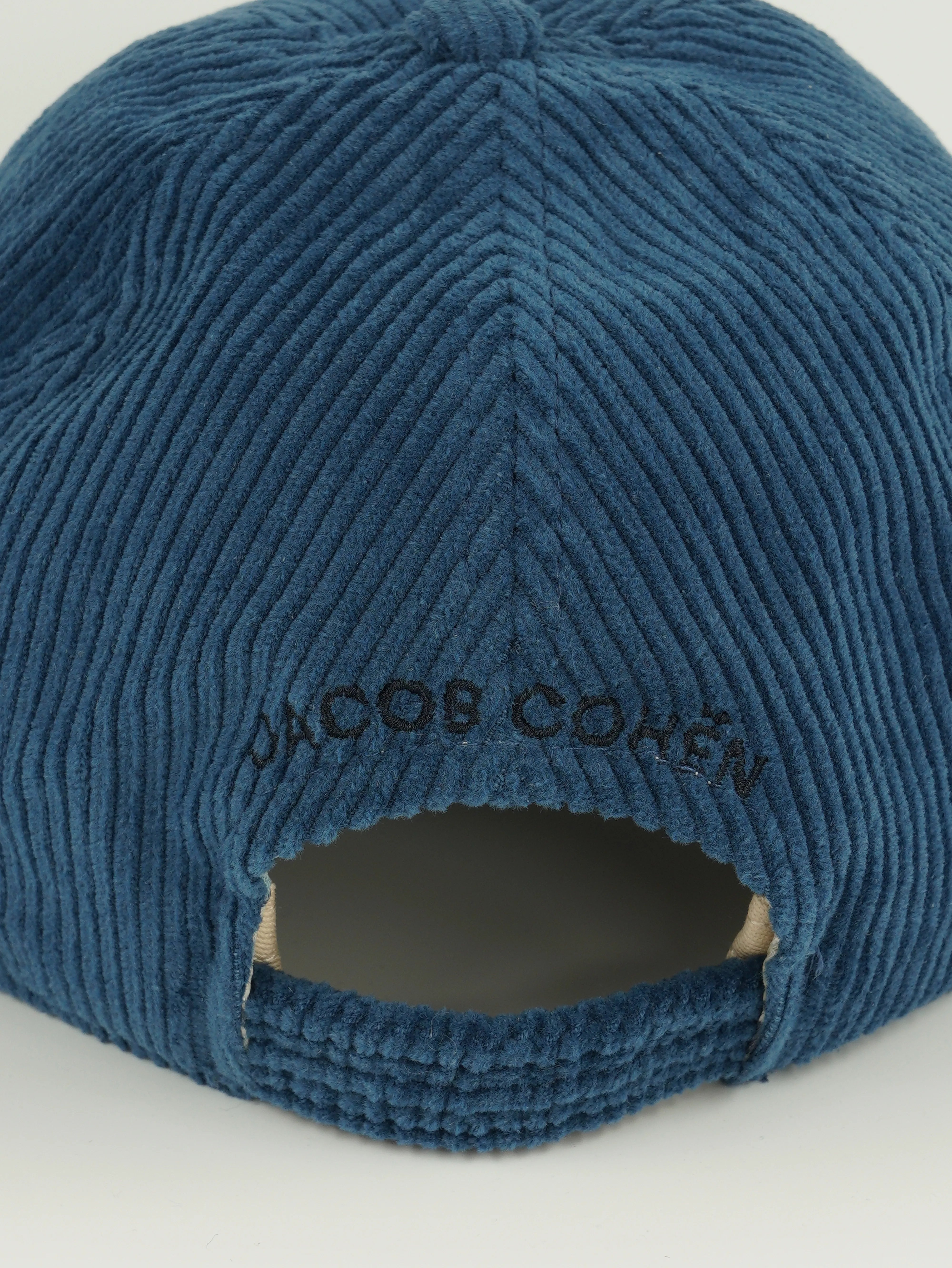 Jacob Cohen Cap Corduroy Logo Blue