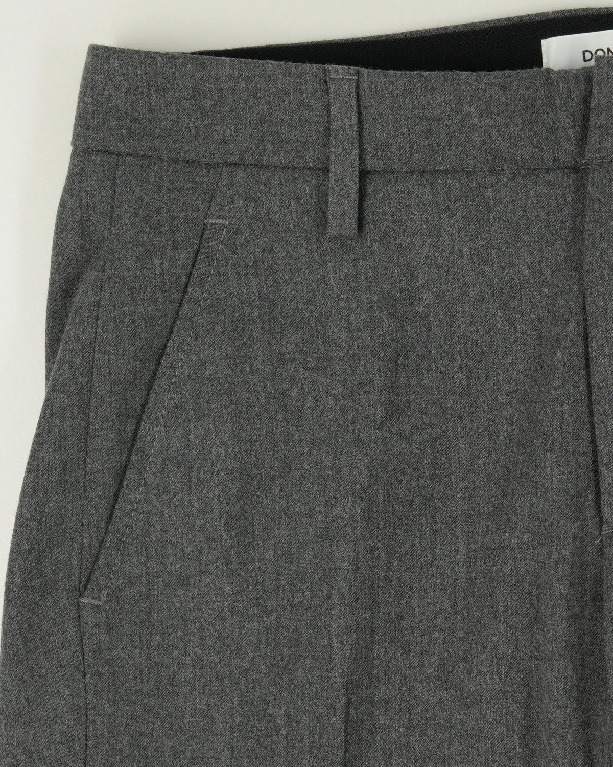 Dondup Gaubert Flannel Stretch Medium Grey