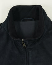 Zonda Jacket Blouson Zip Suede Navy
