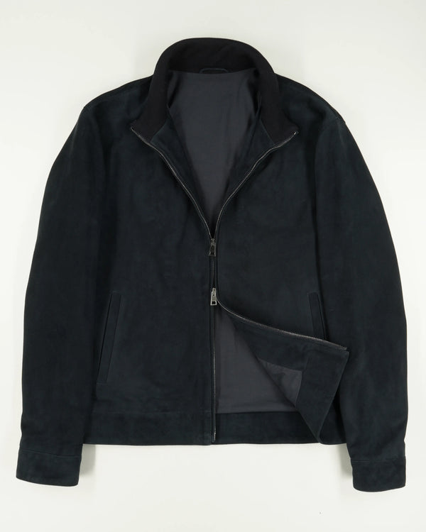 Zonda Blouson Suede Navy