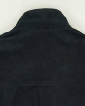 Zonda Jacket Blouson Zip Suede Navy