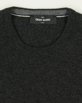 Gran Sasso Crewneck Pure Cashmere Dark Grey