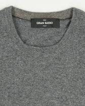 Gran Sasso Crewneck Pure Cashmere Grey