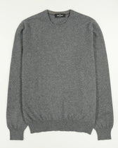 Gran Sasso Crewneck Pure Cashmere Grey