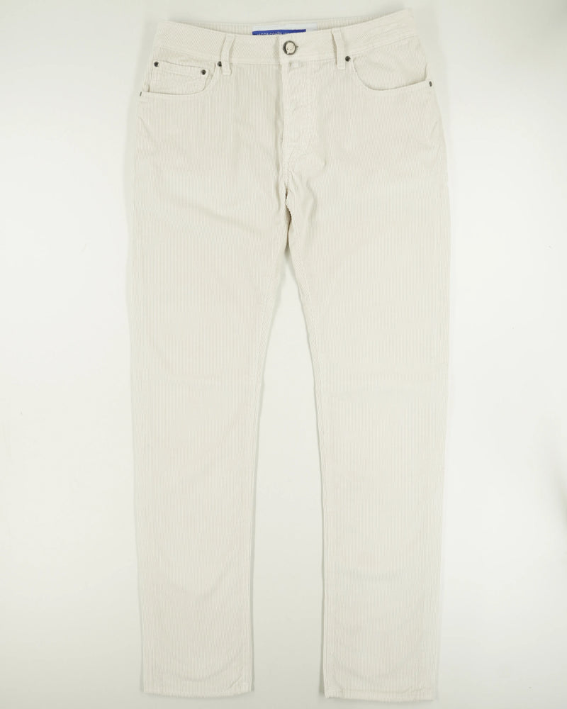 Jacob Cohen Bard Stretch Corduroy Off White
