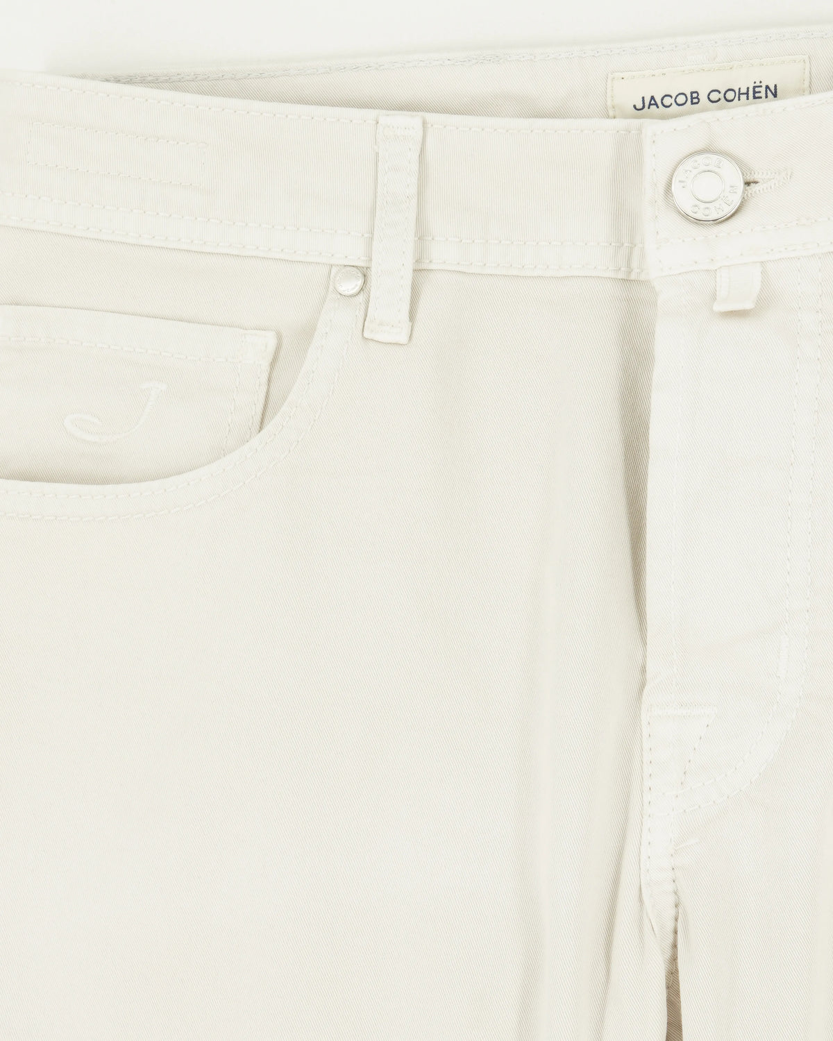 Jacob Cohen Bard Stretch Gabardine Off White