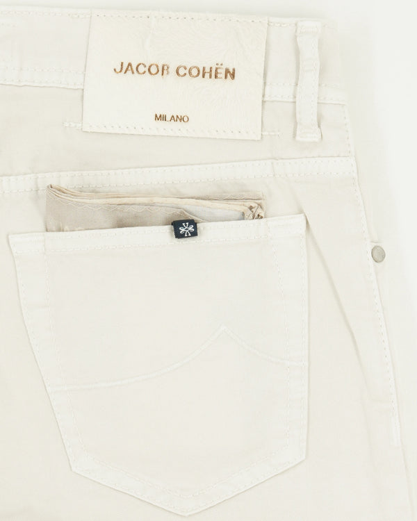 Jacob Cohen Bard Stretch Gabardine Off White