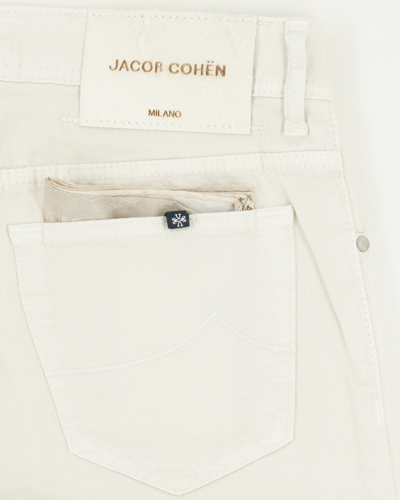 Jacob Cohen Bard Stretch Gabardine Off White