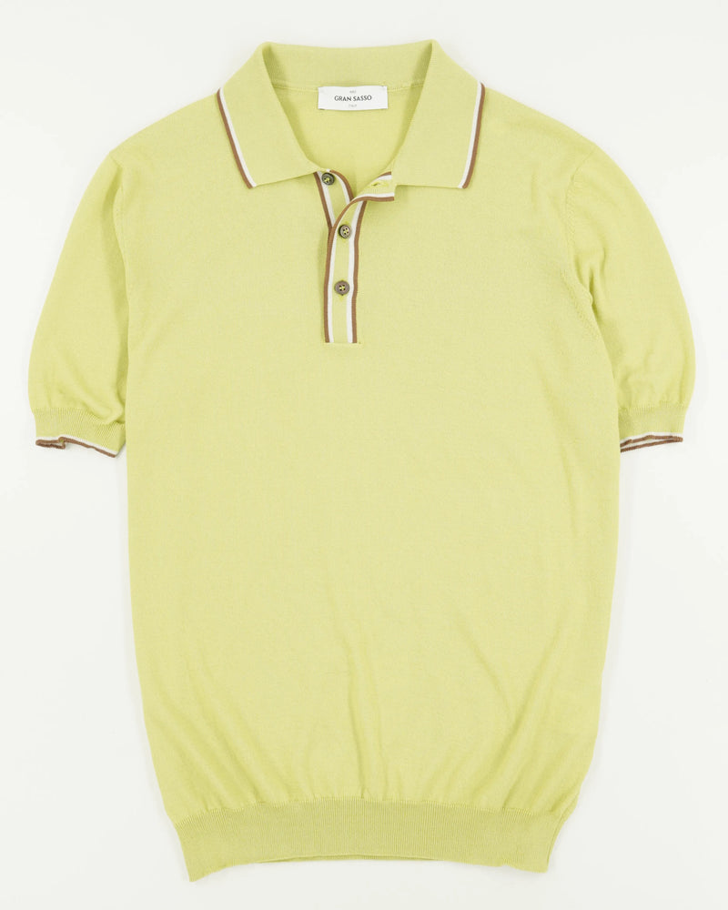 Gran Sasso Polo Shirt Fresh Cotton Green