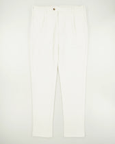 Lardini Trousers Corduroy Stretch Off White