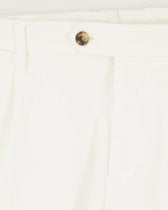 Lardini Trousers Corduroy Stretch Off White